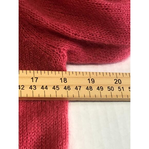 Boden Women's Mohair Wool Knit Open Cardigan Sweater Medium Pink Rose Medium - Picture 9 of 11
